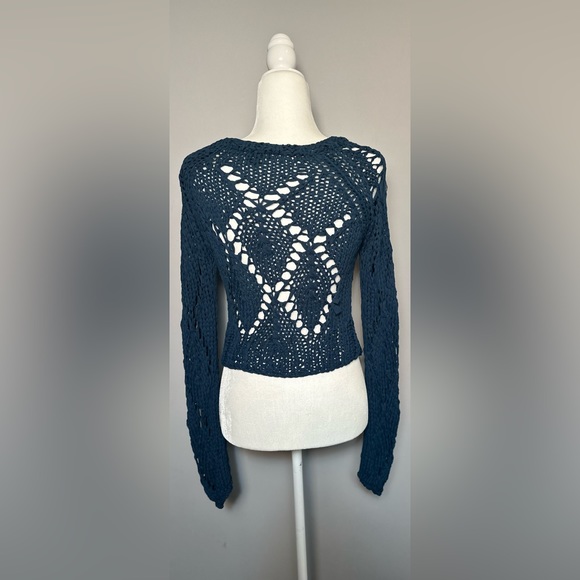 Jean Paul Gautier teal sweater - Picture 4 of 7